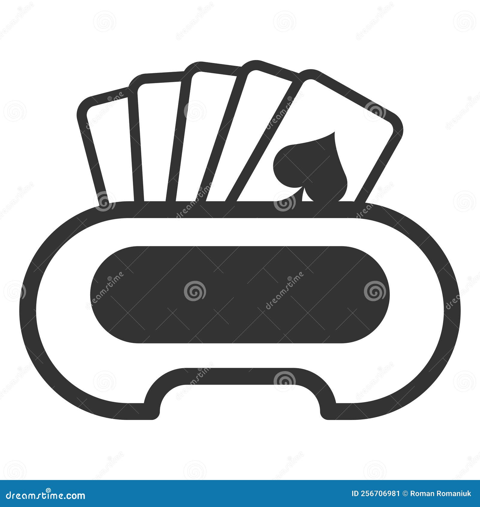 Modelo de plano de fundo da web on-line de jogo de pôquer para ilustração  vetorial de internet