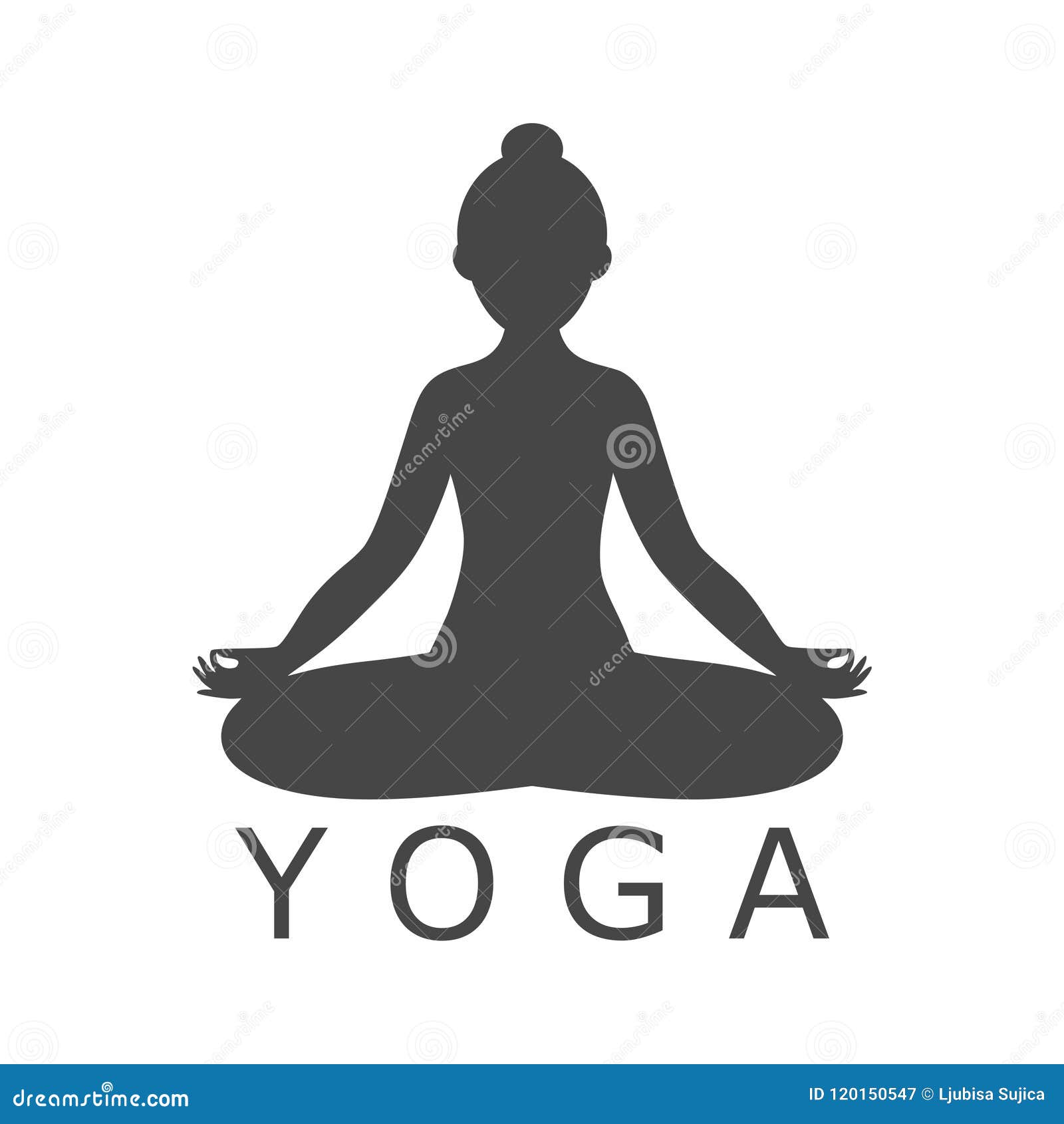 Ícone Do Símbolo Da Silhueta Do Logotipo Da Pose Do Zen Da Meditação Da  Ioga Ilustração do Vetor - Ilustração de relaxe, atividade: 120150547