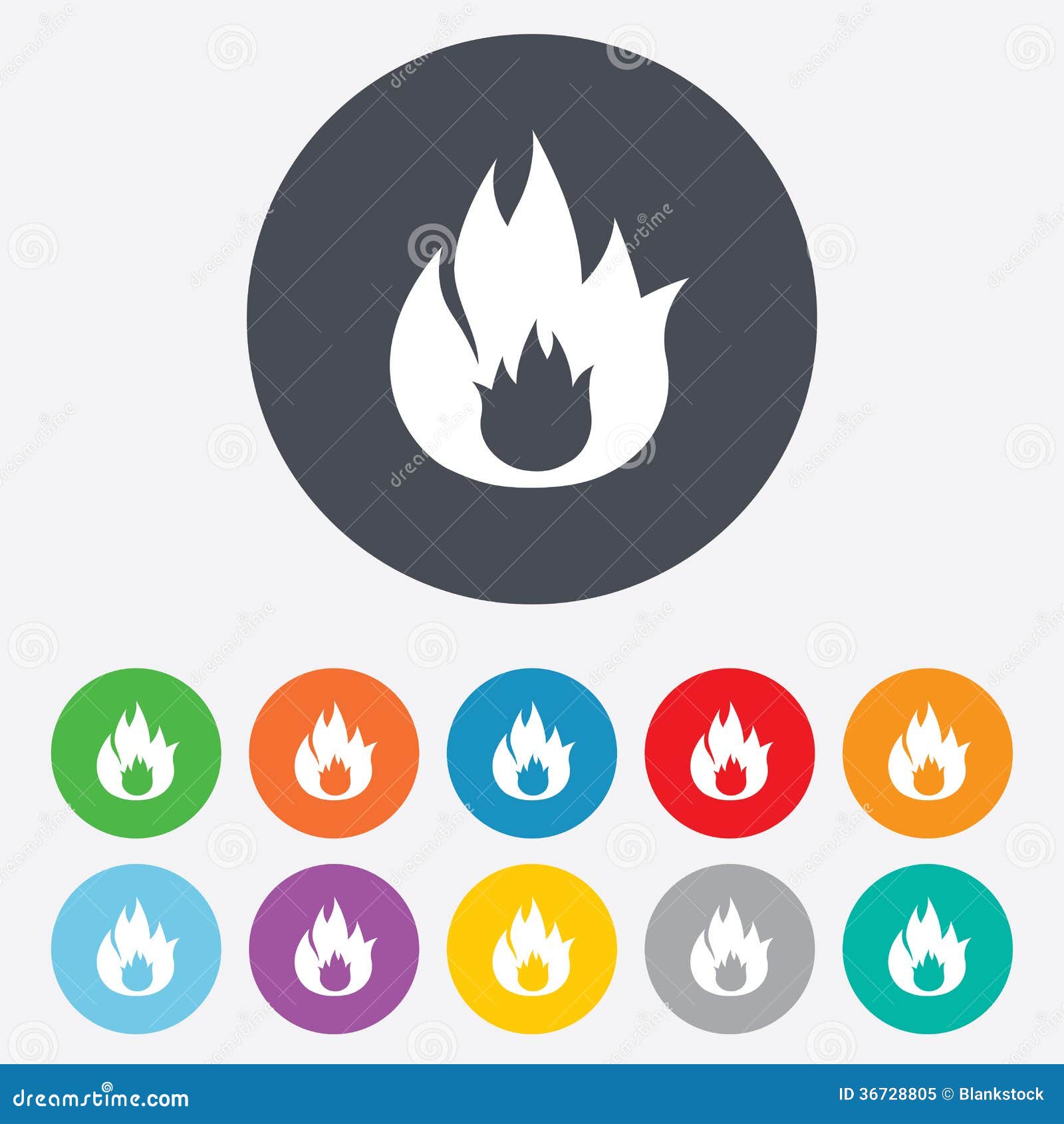 Conjunto de ícones de fogo preto símbolo de ilustração de chama vetor de  queimadura de sinal