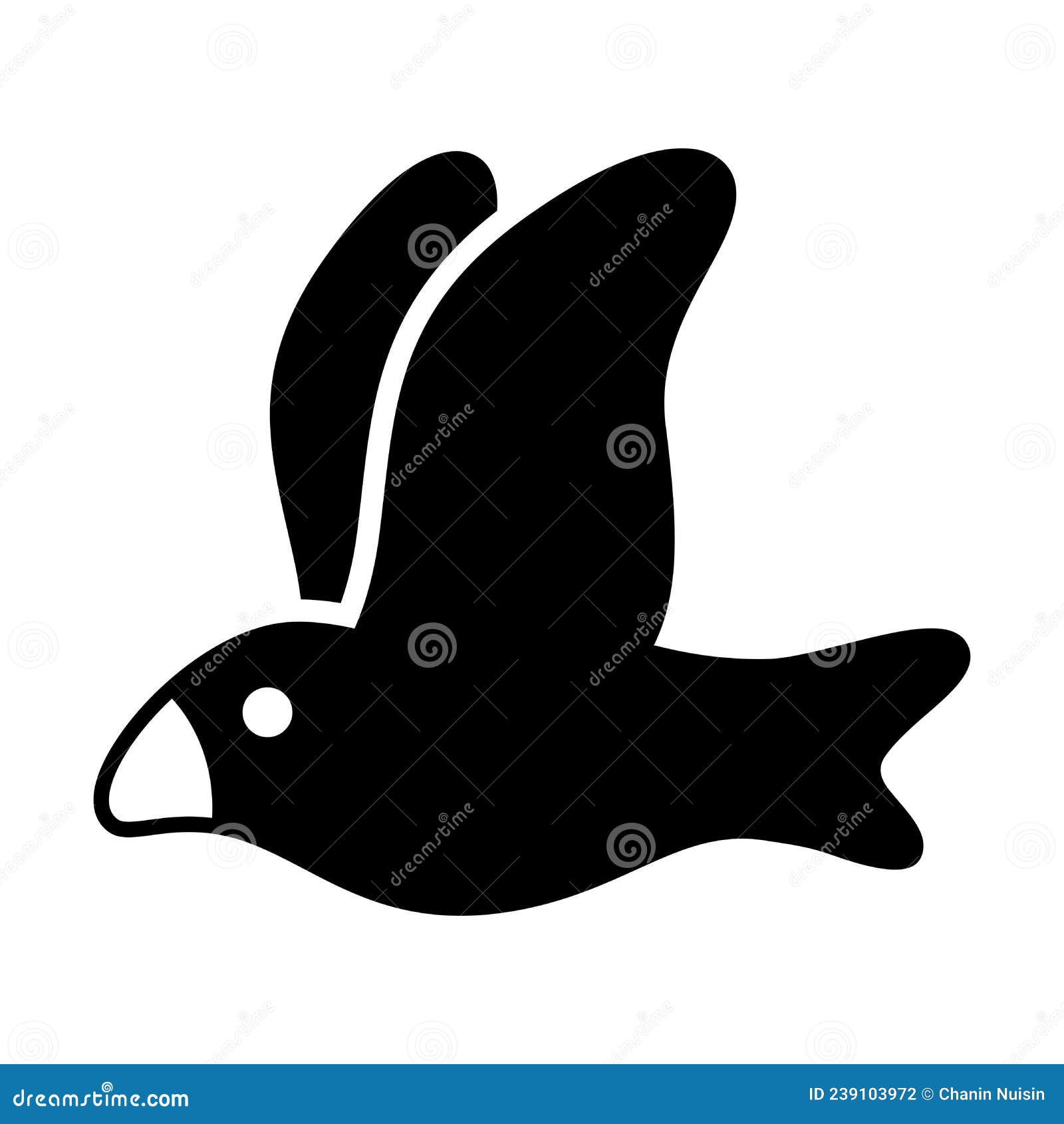 Logotipo Do Pássaro Dos Desenhos Animados Ilustração do Vetor