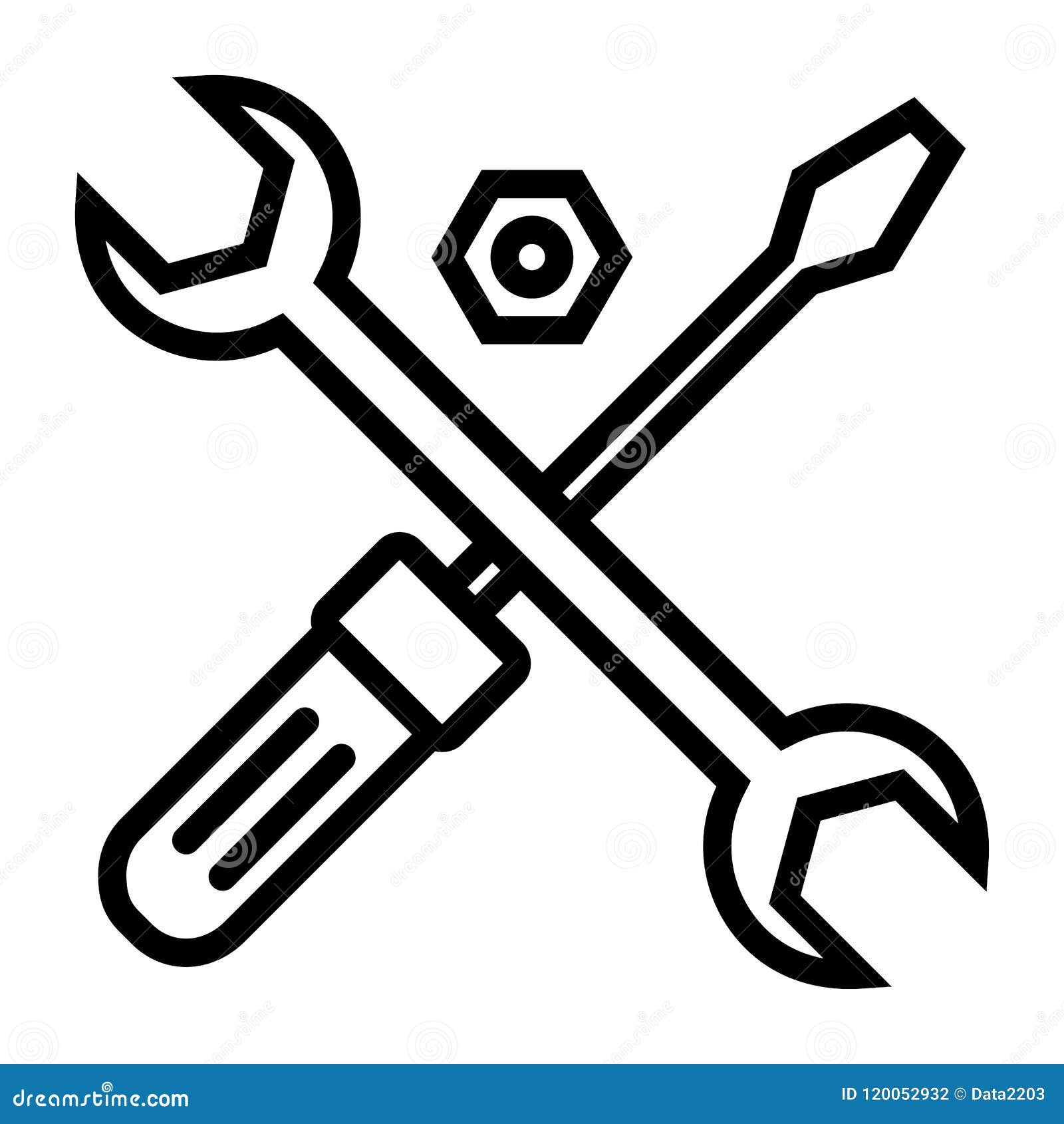 Icone Do Vetor Das Ferramentas Ilustracao Do Vetor Ilustracao De Icone Ferramentas 120052932