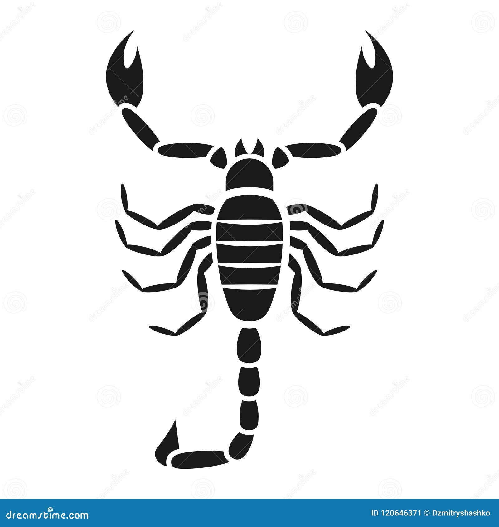 Icone Do Vetor Do Escorpiao Ilustracao Do Vetor Ilustracao De Escorpiao Vetor 120646371