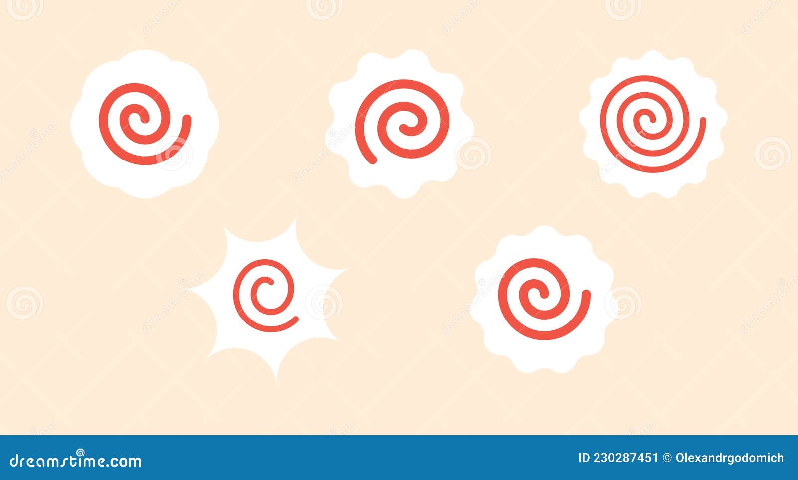 Vetores de Ícone Vetorial De Narutomaki Ou Kamaboko Surimi Ou Ilustração e  mais imagens de Cidade de Naruto - iStock