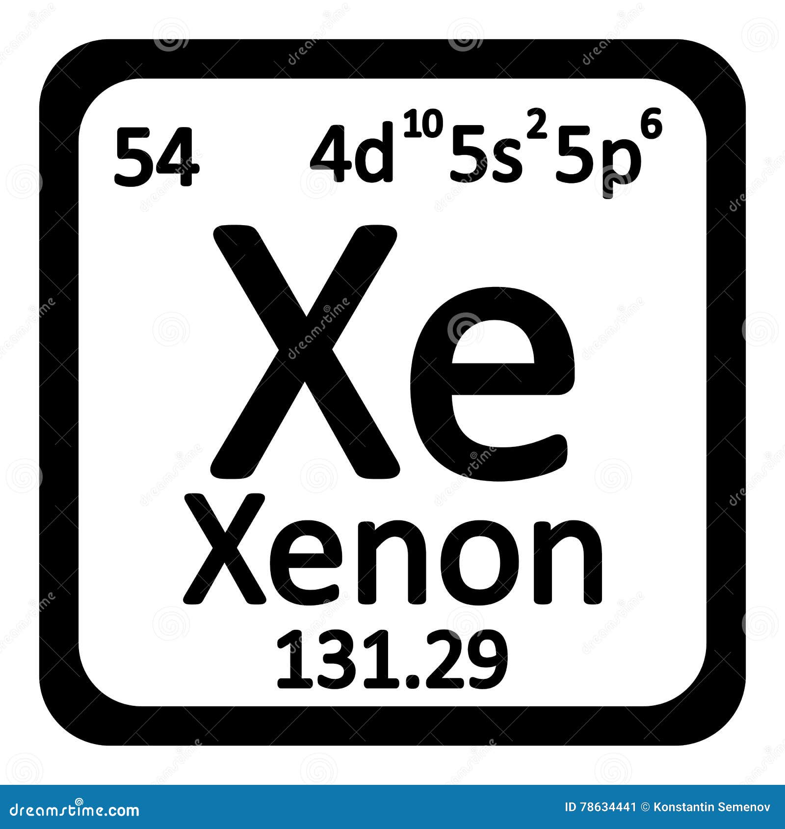 Ксенон химический элемент