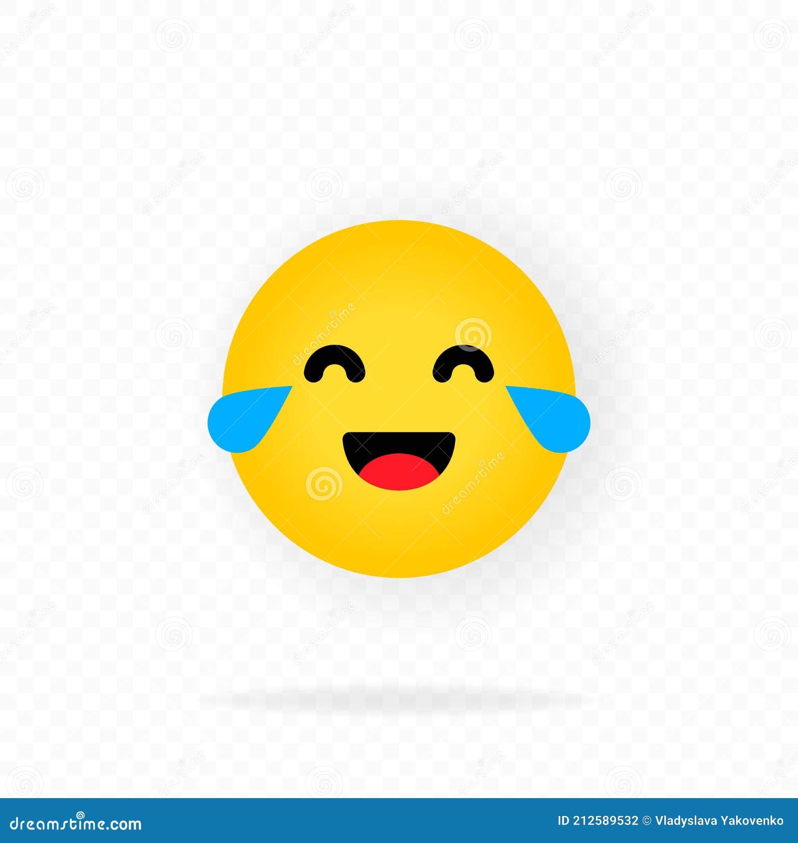 Renderização 3d ícone de reação emoji triste do whatsapp