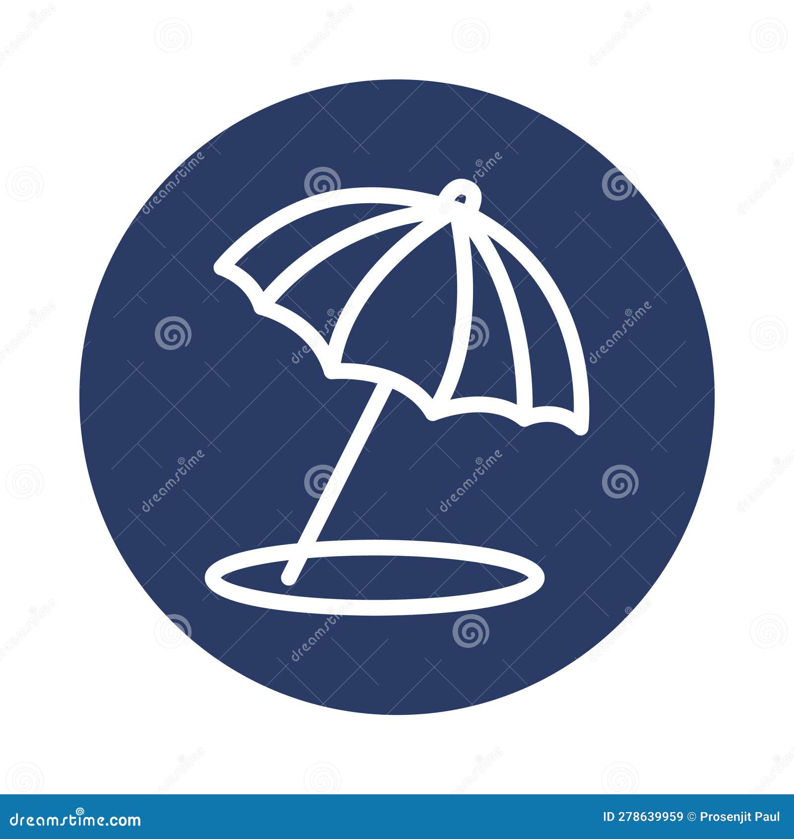 🏖️ Praia com emoji de guarda-chuva