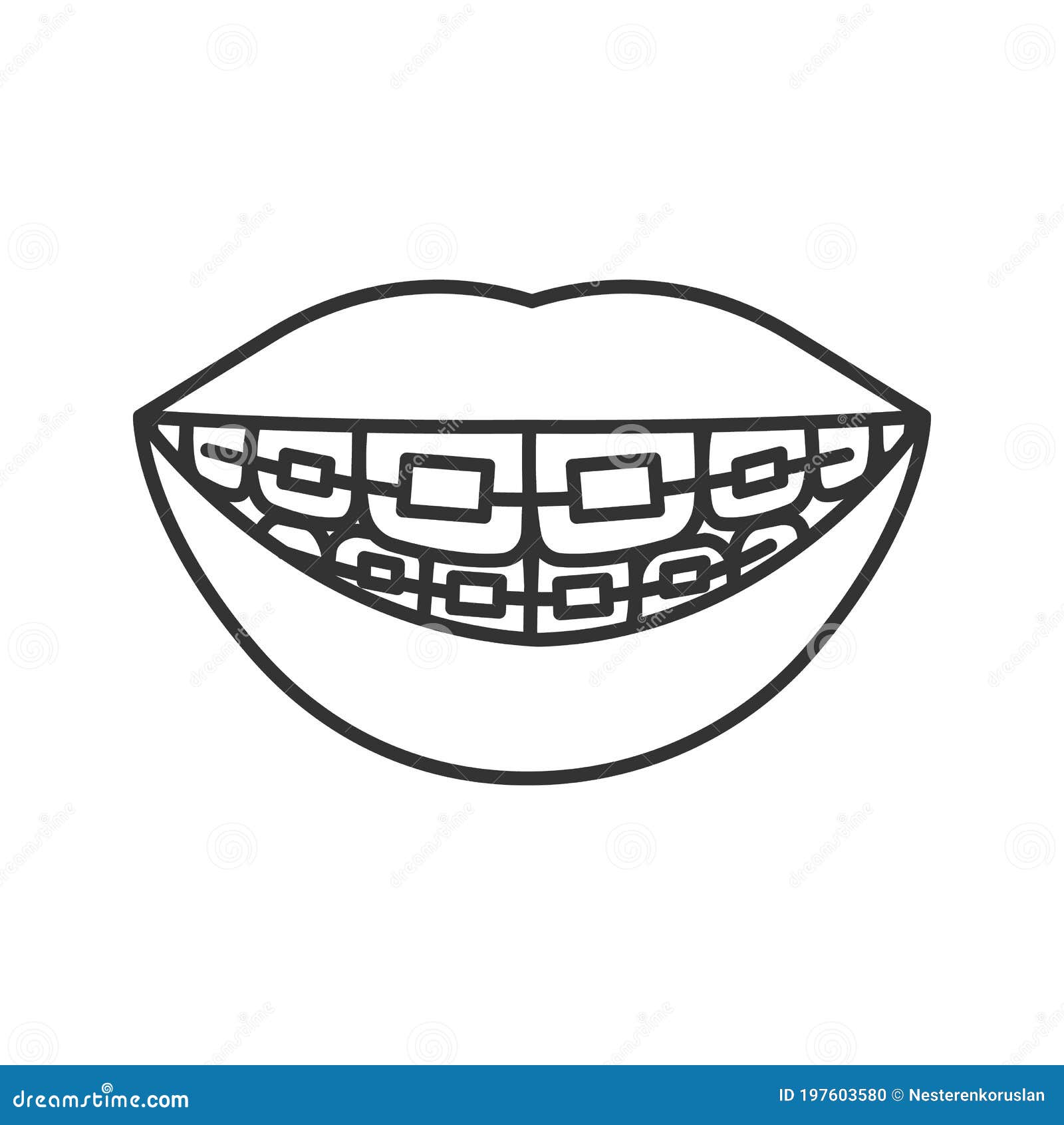 ícone linear da unidade de máquina dental. ferramentas médicas para  dentista. instrumentos ortodônticos. ilustração personalizável de linha  fina. símbolo de contorno. desenho de contorno isolado de vetor. traço  editável 5258763 Vetor no