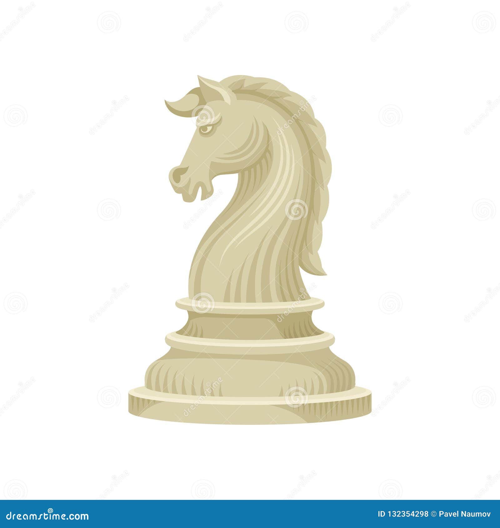 Cavalo, Parte Do Cavaleiro Na Linha ícone Do Jogo De Xadrez