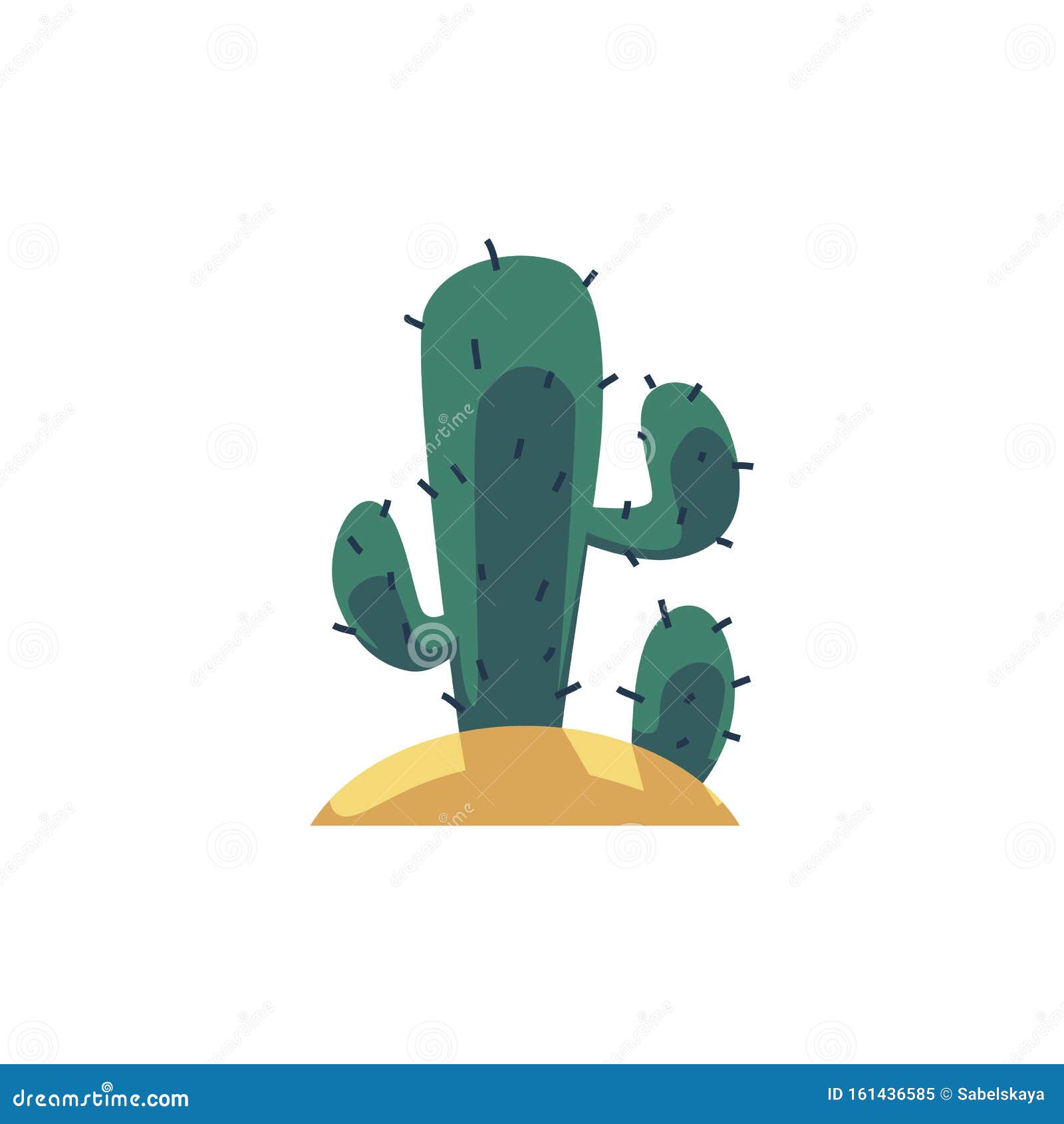 Cacto Planta Símbolo Tradicional Da Ilustração Vetorial Do Desenho Animado  México Ilustração do Vetor - Ilustração de cactos, areia: 211451320