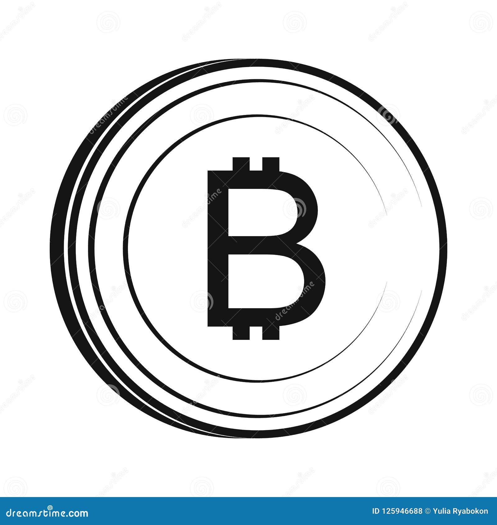 Ícone Tailandês Do Baht Do Símbolo De Moeda, Estilo Simples Ilustração  Stock - Ilustração de estoque, estilo: 125946688