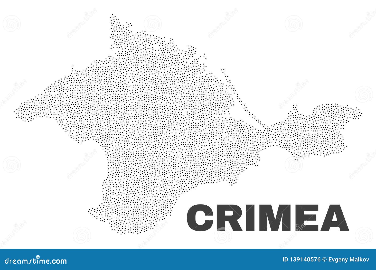 Карта Крыма Вектор