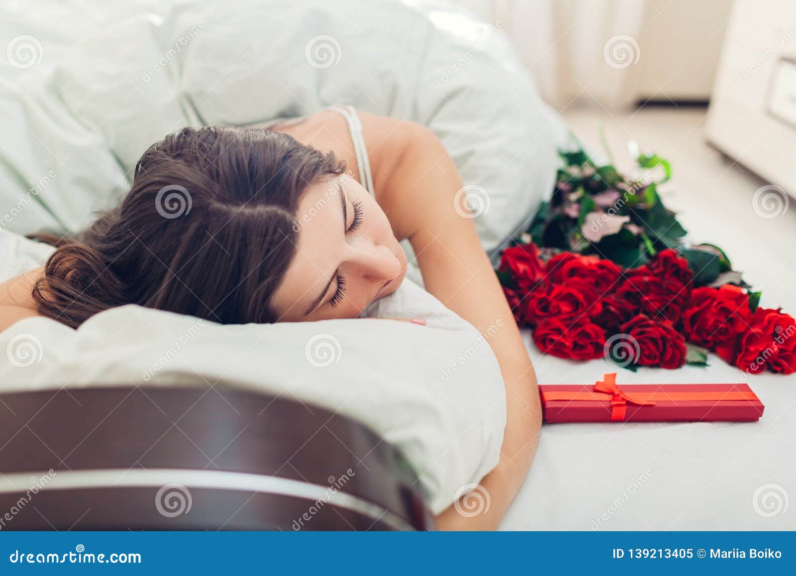 Розы в постели