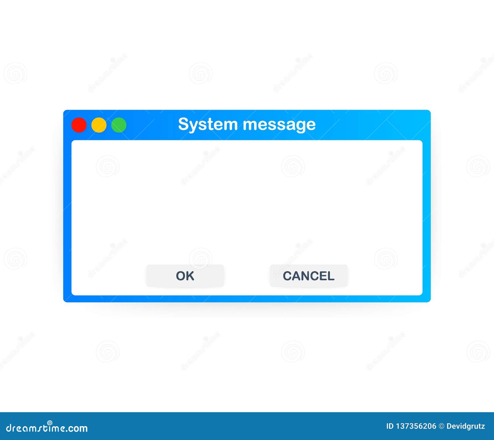 System message received. Строчка и кнопка ок. Reheat and Cancel buttons.