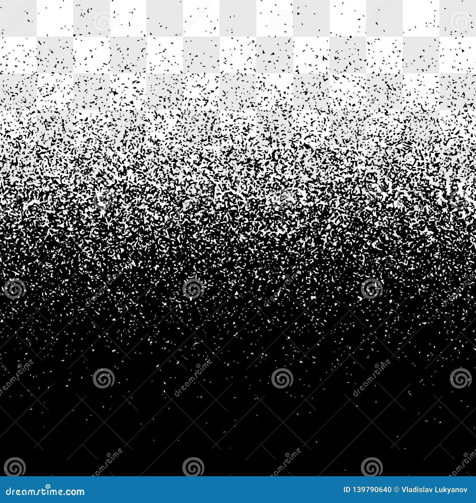 Градиент из черного в прозрачный png