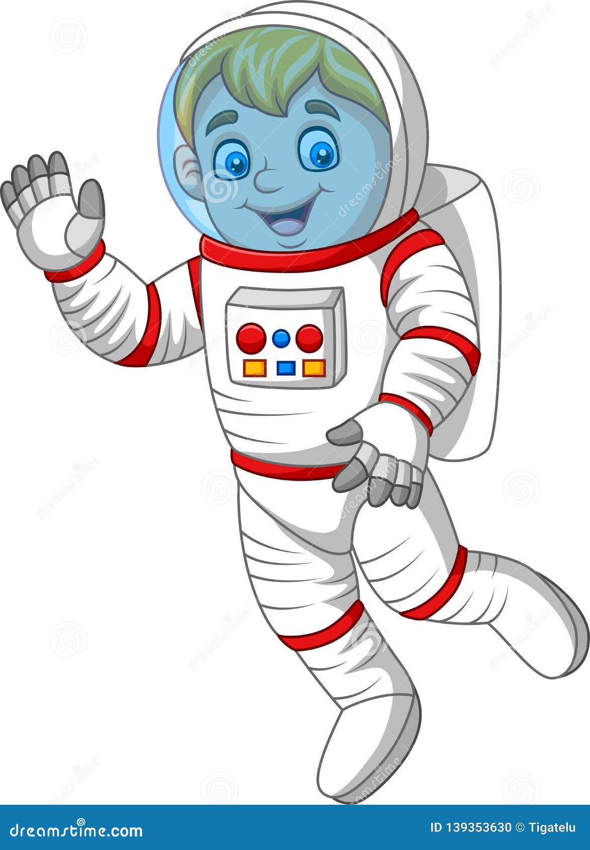 Космонавт мультяшный