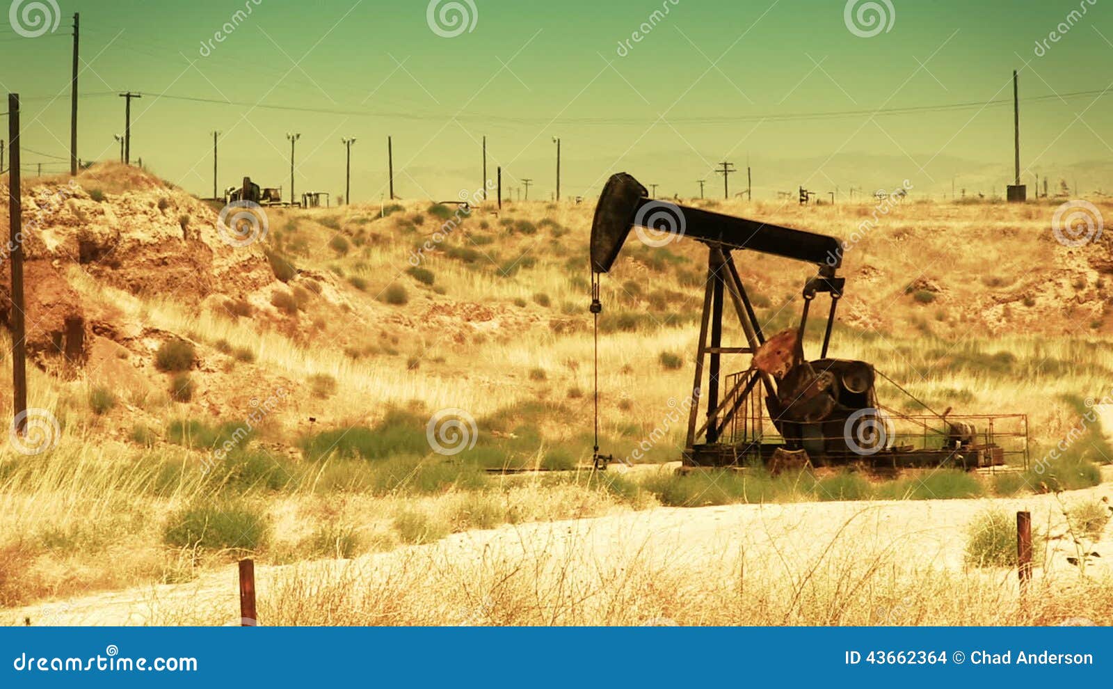 Wüste Bohren Öl Pumpe, Industrie Ausrüstung Extrakt Treibstoff von
