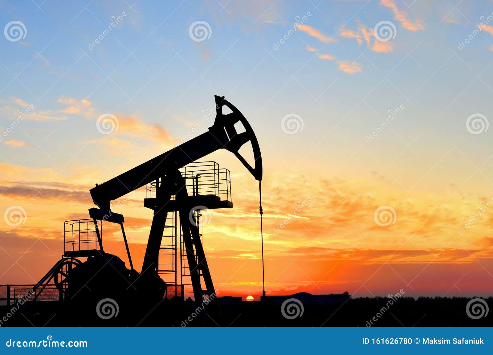 Ölbohrturmschläge Auf Dem Ölfeld Der Wüste Rohölproduktion Vom