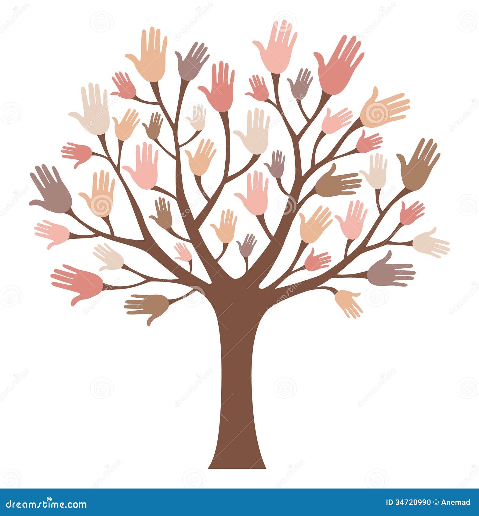 Ubergibt Baum Stock Abbildung Illustration Von Baum