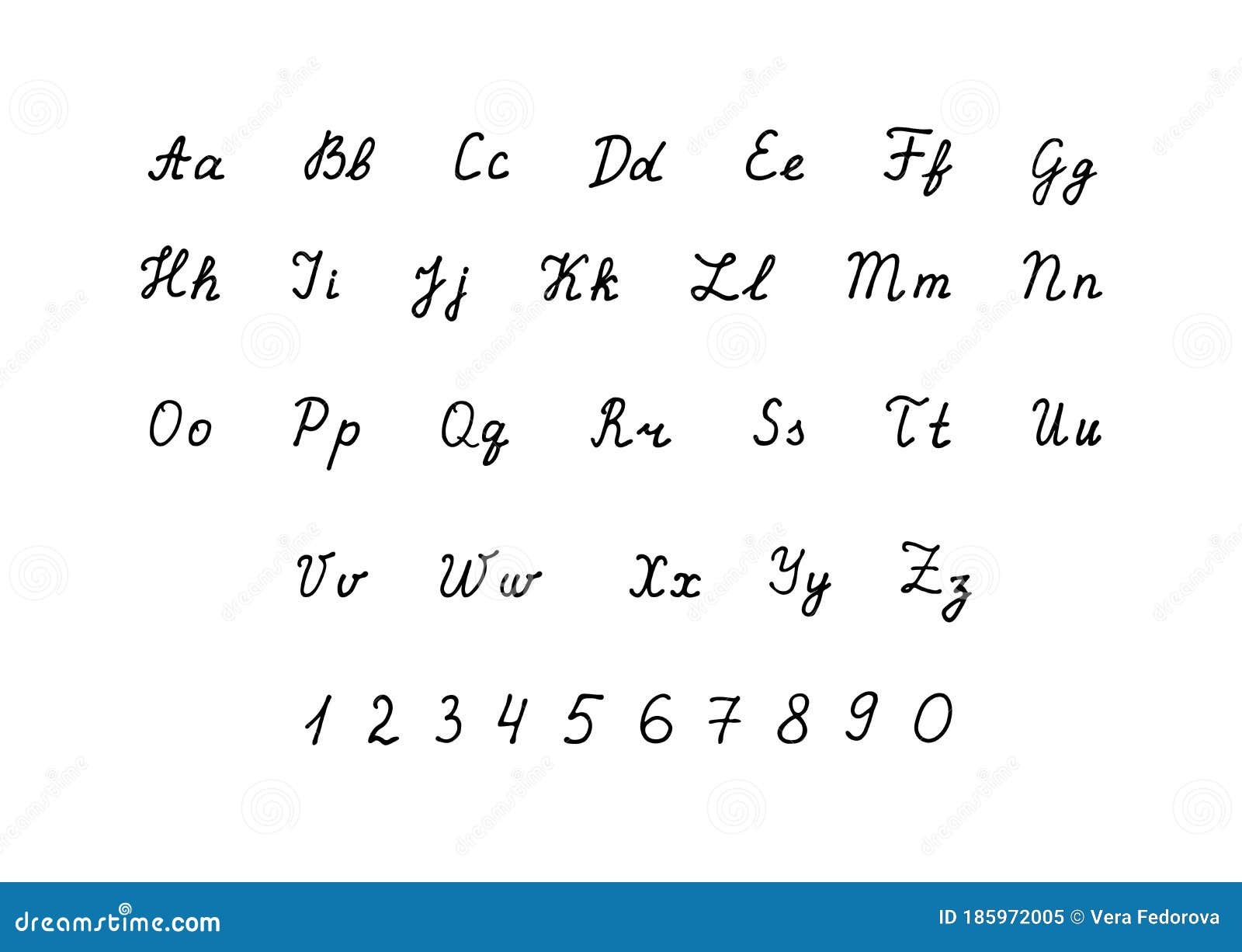 αλφάβητο σχεδίασης με το χέρι. γραμματοσειρά καλλιγραφικής δέσμης  ενεργειών. καλλιγραφικά γράμματα Az και αριθμοί 09 γραμμένα με χ  Διανυσματική απεικόνιση - εικονογραφία από alpert, brunhilda: 185972005
