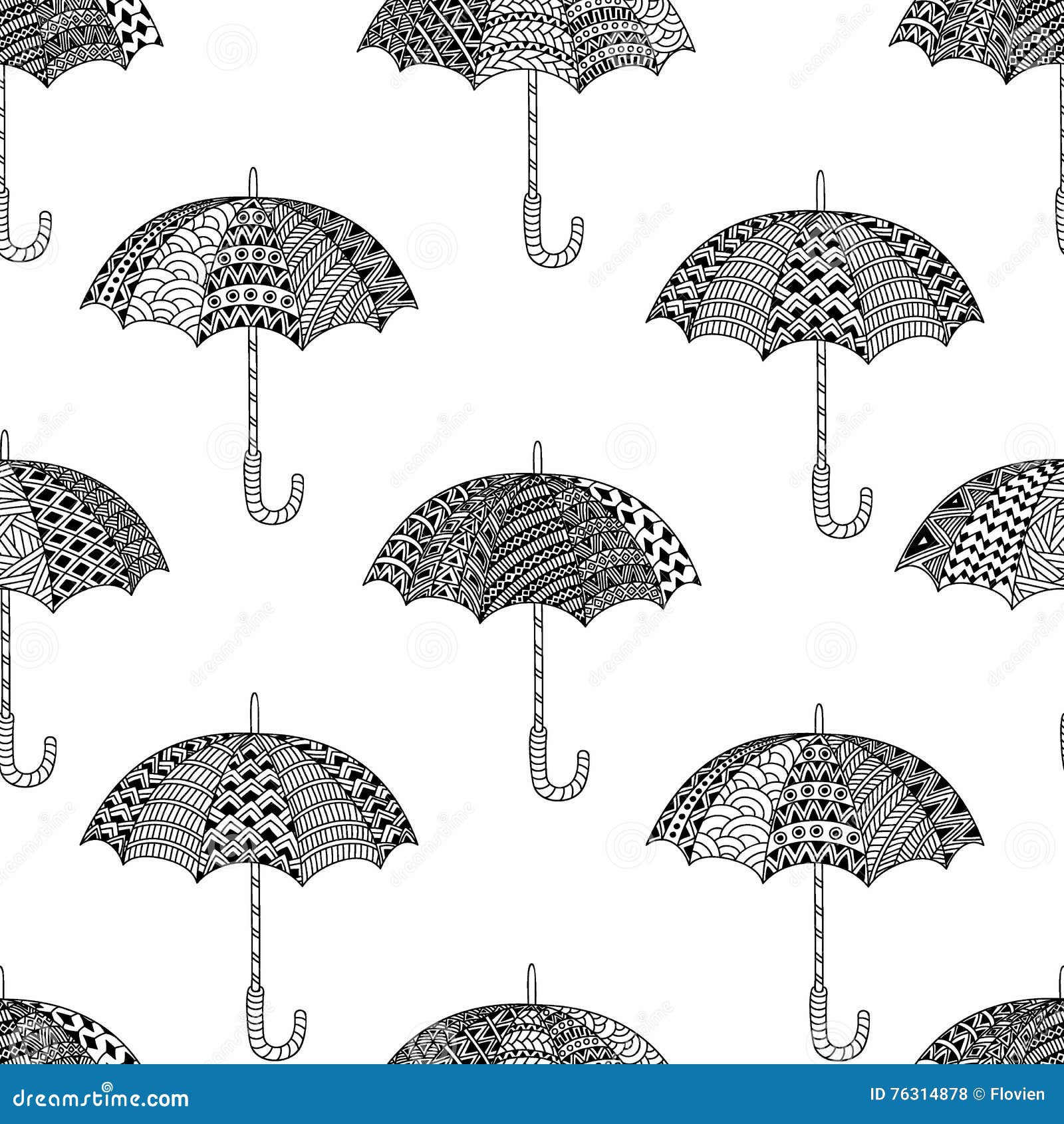 Ομπρέλες - σχέδιο φθινοπώρου Χαριτωμένη διακόσμηση κινούμενων σχεδίων Ύφος  Doodle Διανυσματική απεικόνιση - εικονογραφία από backfill, arroyos:  76314878