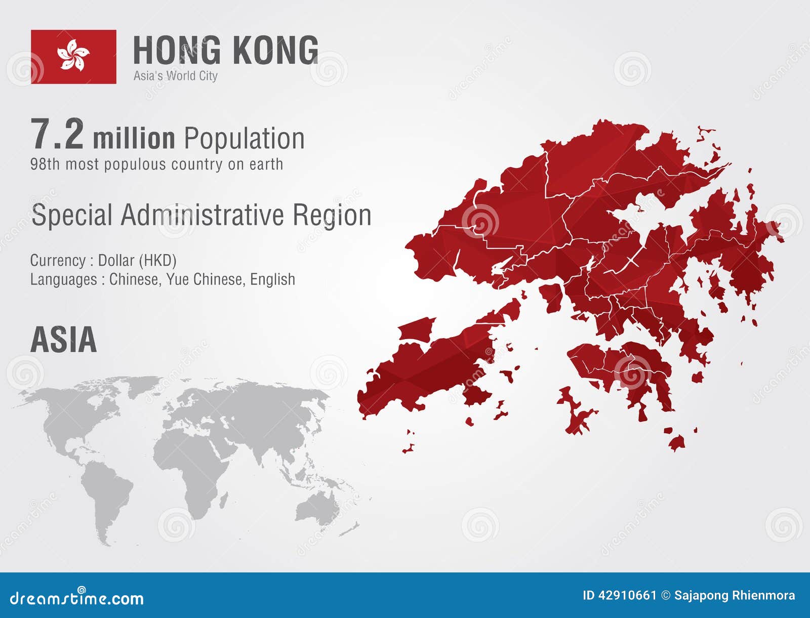 Παγκόσμιος χάρτης Χονγκ Κονγκ με μια σύσταση διαμαντιών εικονοκυττάρου  Διανυσματική απεικόνιση - εικονογραφία από : 42910661