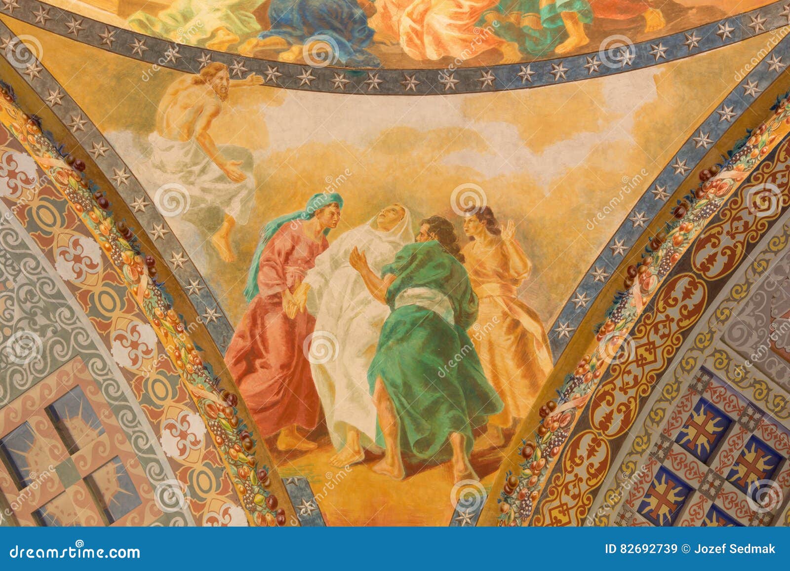 ΡΩΜΗ, ΙΤΑΛΙΑ - 10 ΜΑΡΤΊΟΥ 2016: Η λεπτομέρεια Dormition ...
