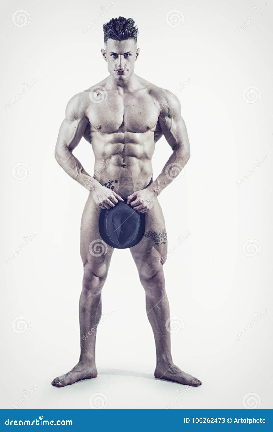 Γυμνό μαύρο αρσενικό μοντέλα