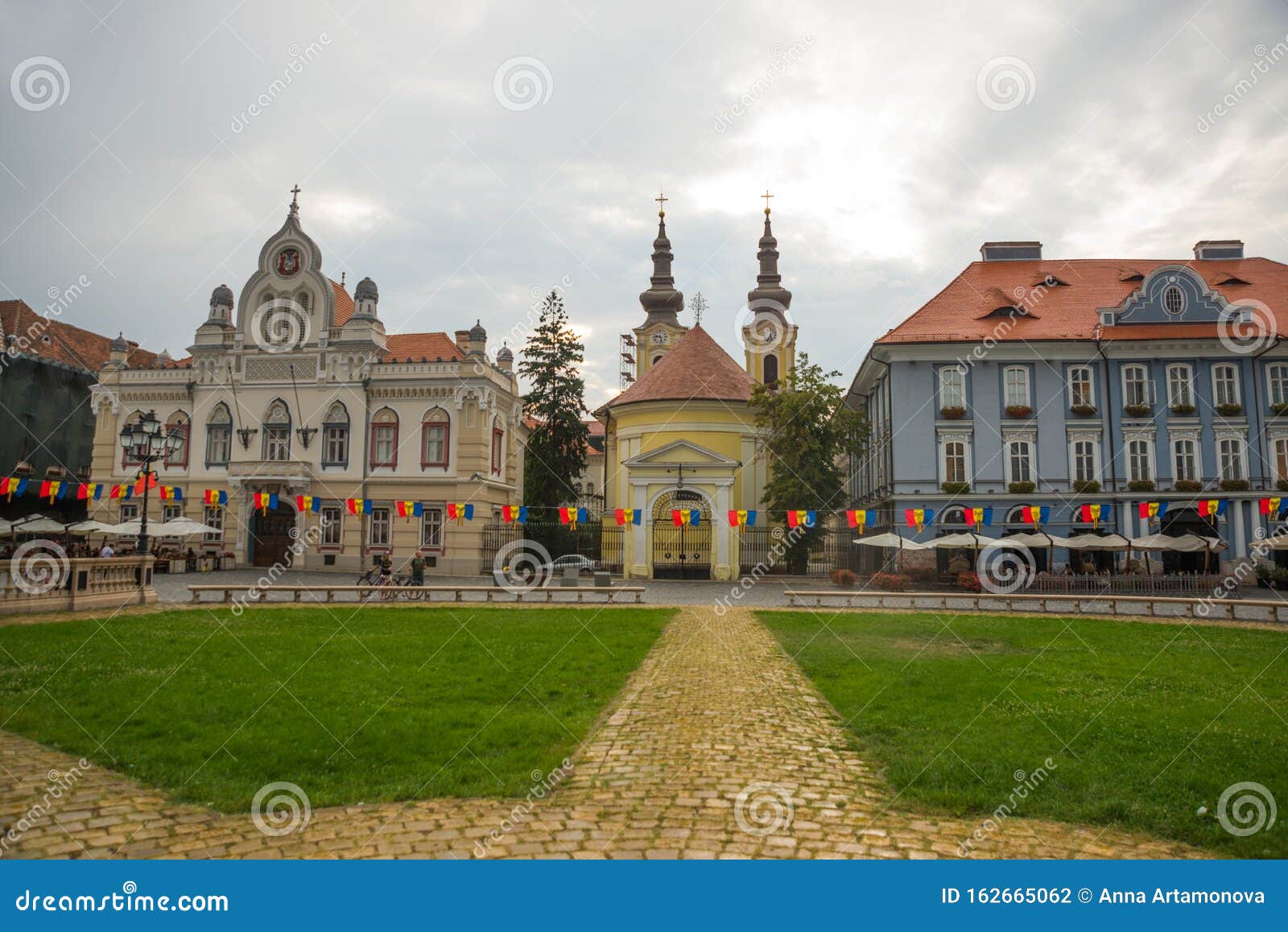 Timisoara Roymania Omorfa Polyxrwma Palia Spitia Me 8ea Sthn Palia Polh Timisoara Ekdotikh Fwtografia Eikona Apo 162665062