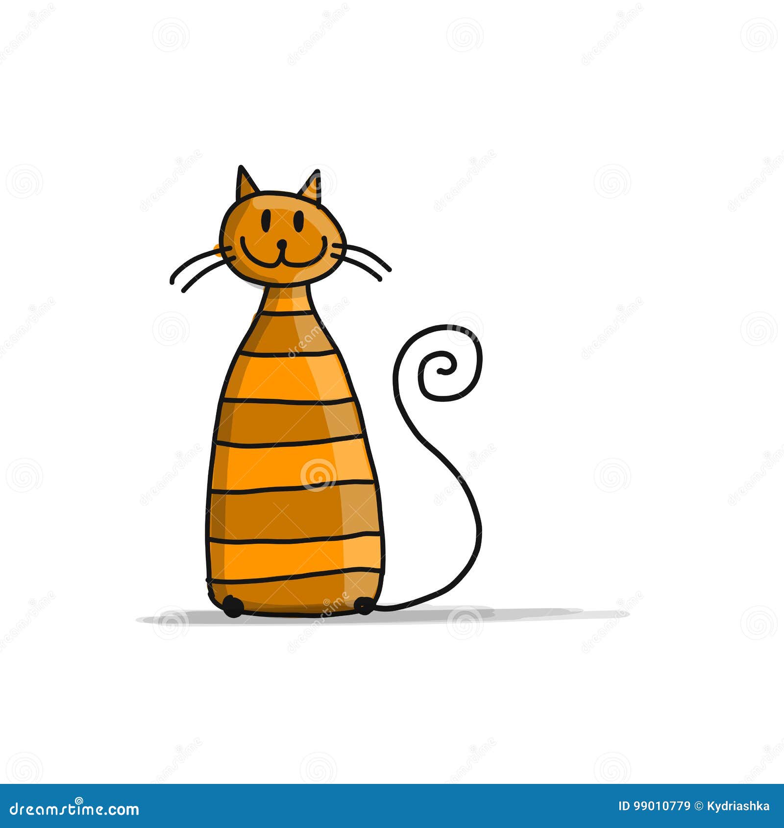 Xaritwmenh Rigwth Gata Skitso Gia To Sxedio Sas Dianysmatikh Apeikonish Eikonografia Apo Pussycat Cartoon 99010779