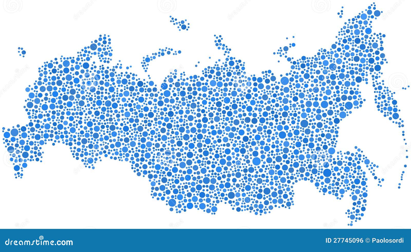 абстрактная карта россии