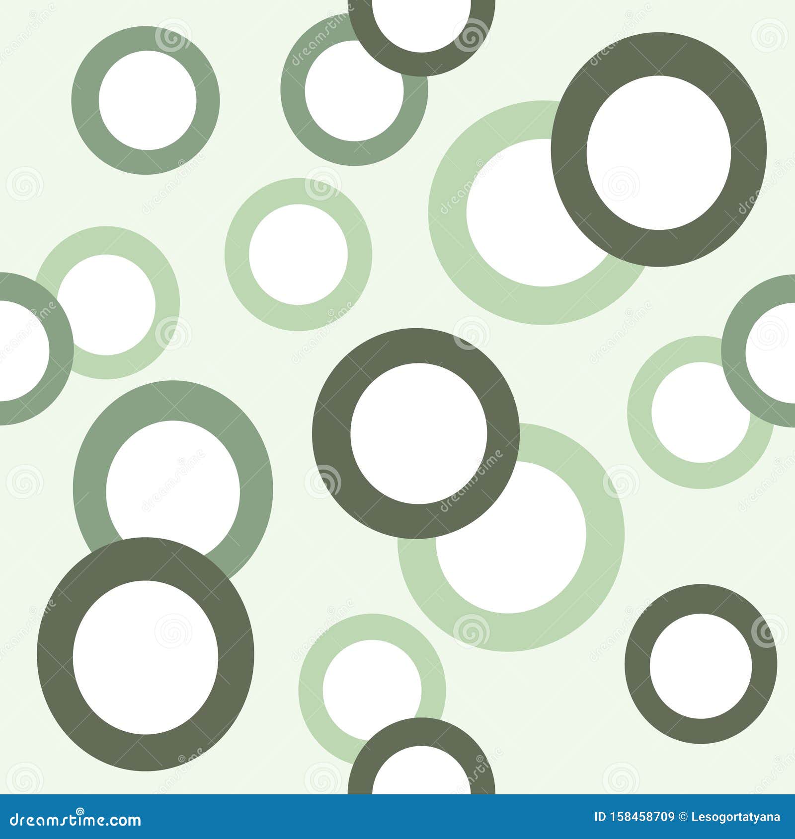 Абстрактный зеленый фон с кругами, гладкий узор для обоев и тканей  Иллюстрация вектора - иллюстрации насчитывающей картина, конструкция:  158458709