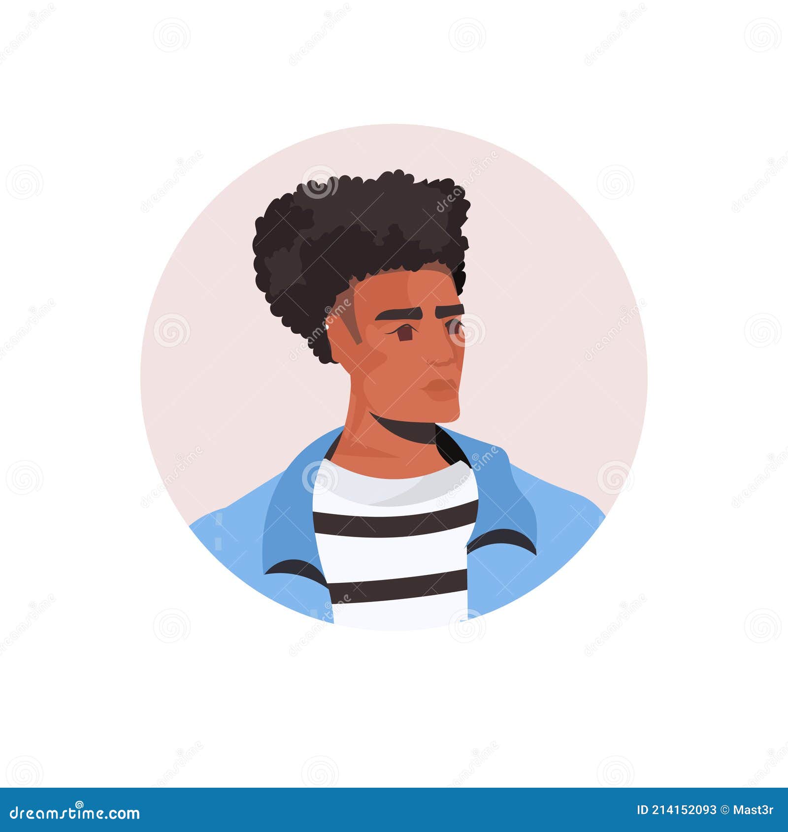 африкано-американский молодой человек профиль аватара красивый парень лицом  мужской мультяшный персонаж портрет Иллюстрация вектора - иллюстрации  насчитывающей красивейшее, людск: 214152093