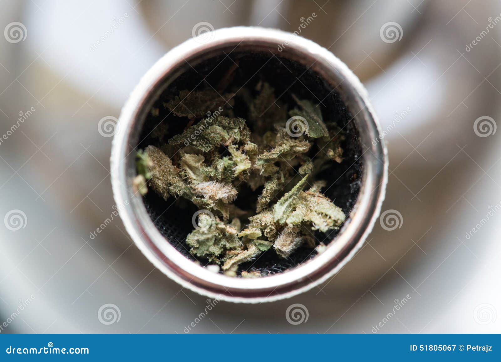 Tetrahydrocannabinol Molecule Formula Background with Marijuana. Molecular Struc