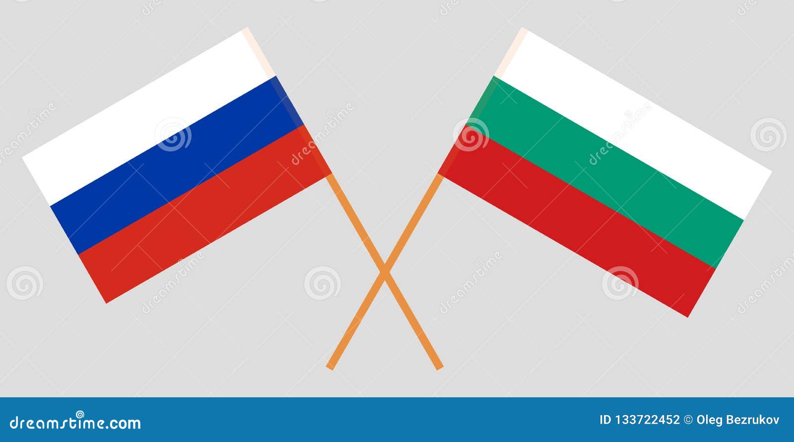 Bolgariya I Rossiya Bolgarskie I Russkie Flagi Oficialnye Cveta Pravilnaya Proporciya Vektor Illyustraciya Vektora Illyustracii Naschityvayushej 133722452