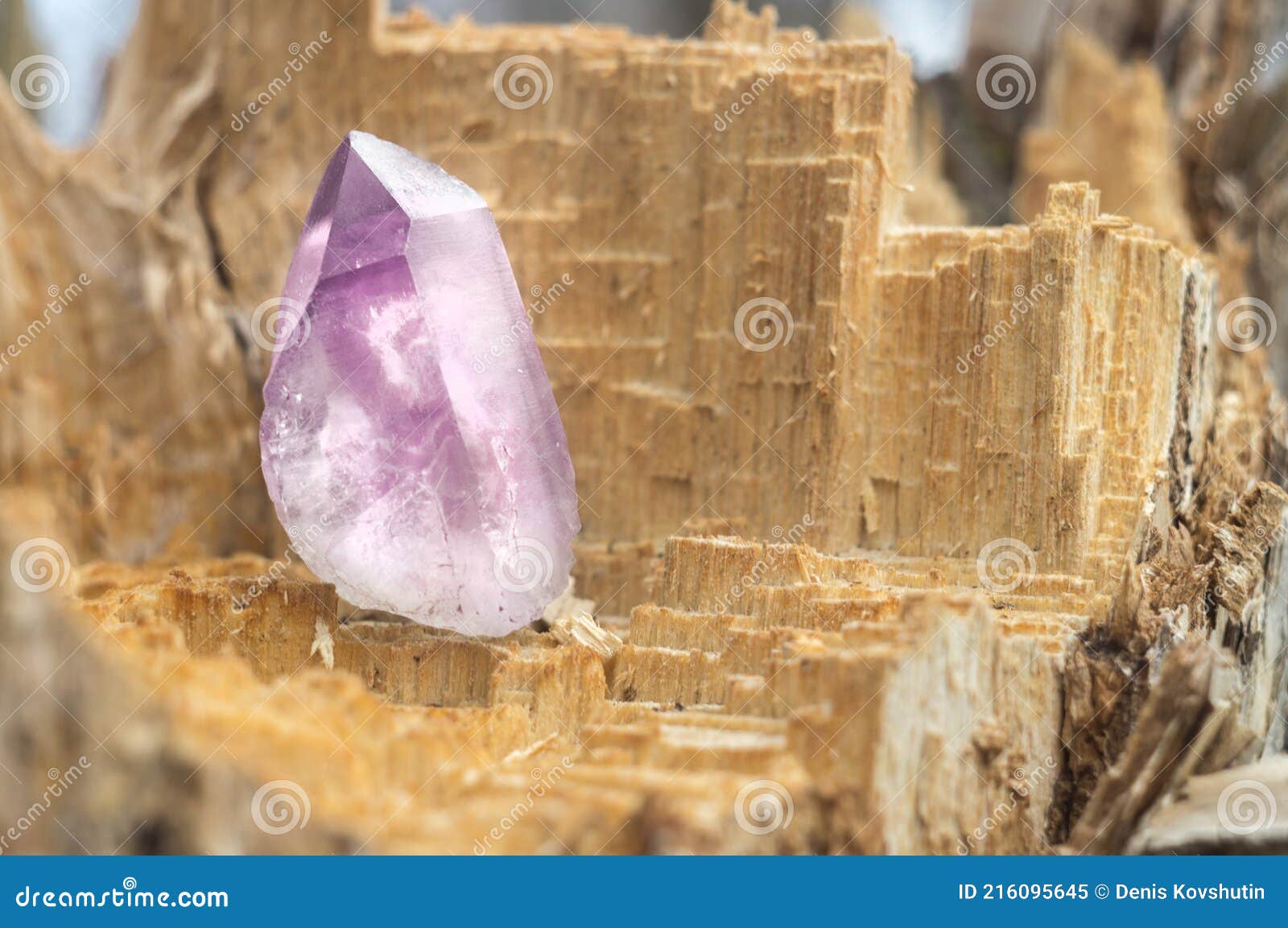 большой розовый фиолетовый кристалл сиреневого кварца на деревянномтекстурном фоне. краси��ый драгоценный камень Стоковое Изображение -изображение насчитывающей халцедон, самоцветно: 216095645