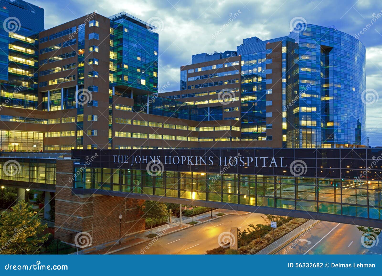 Больница Johns Hopkins редакционное фотография. изображение ...