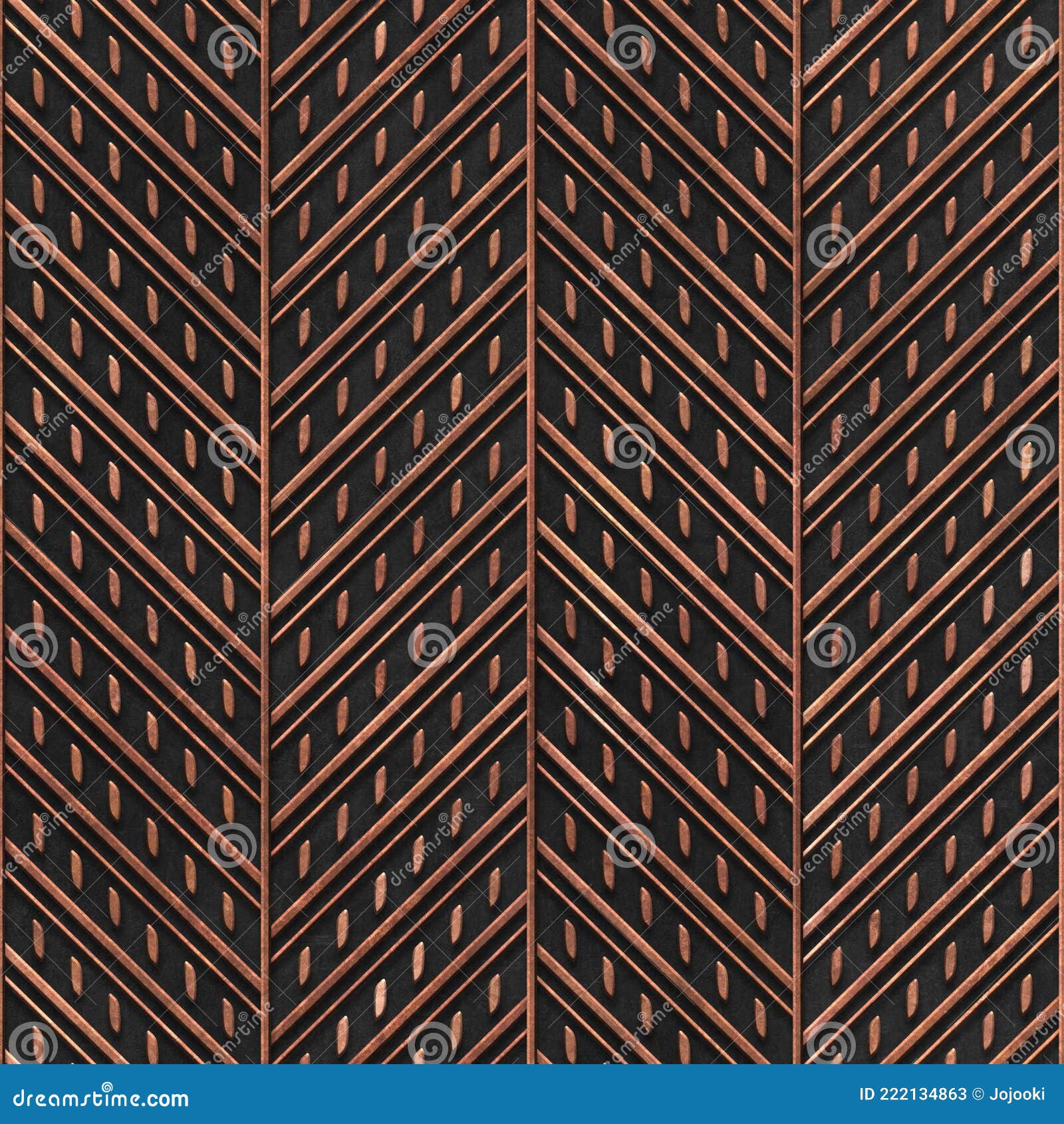 бронза и медь бесшовная текстура с резьбой Chevron Pattern 3d иллюстрации  3d Panel Иллюстрация штока - иллюстрации насчитывающей рамка, конспектов:  222134863
