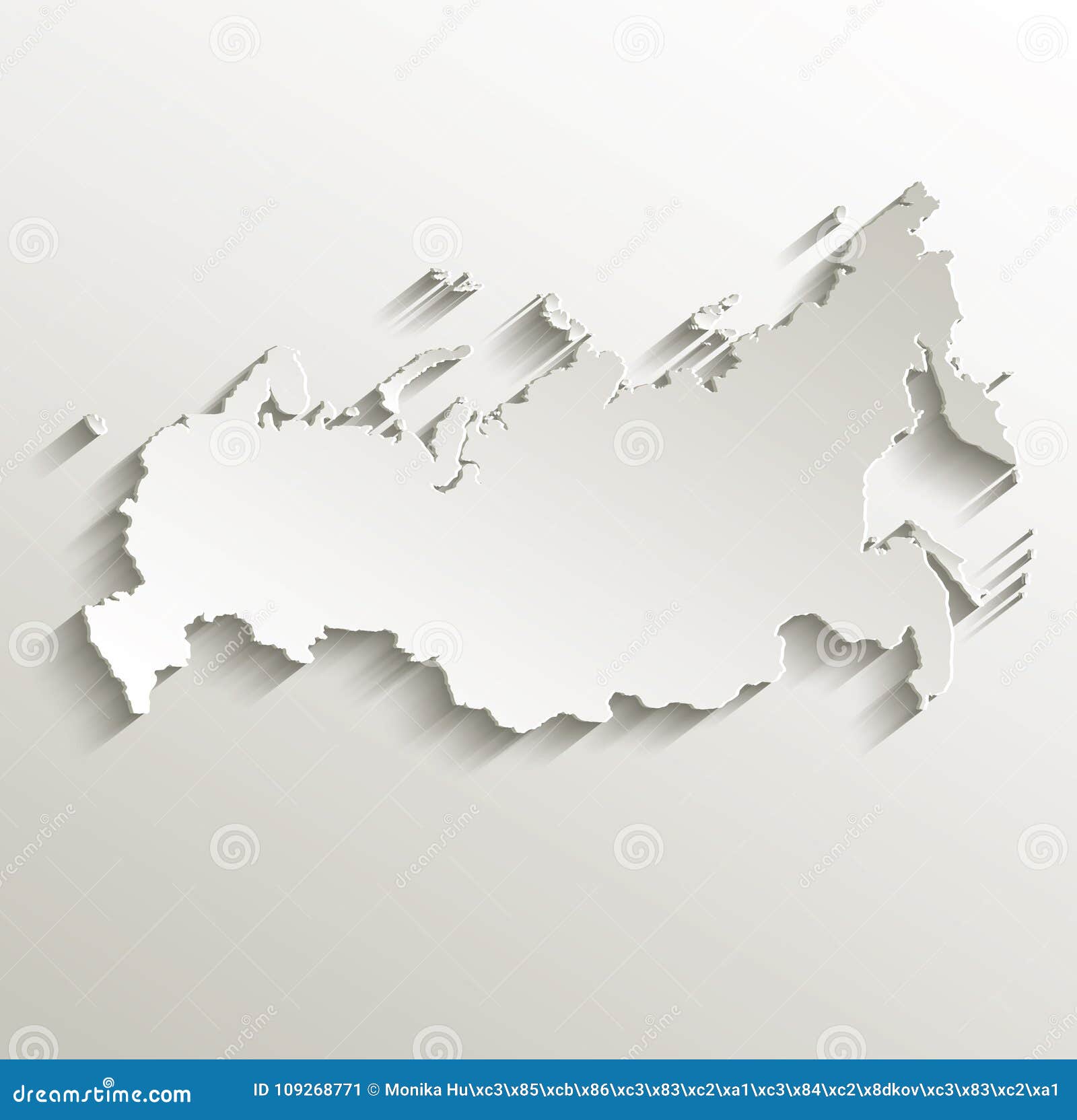 Абстрактная карта россии