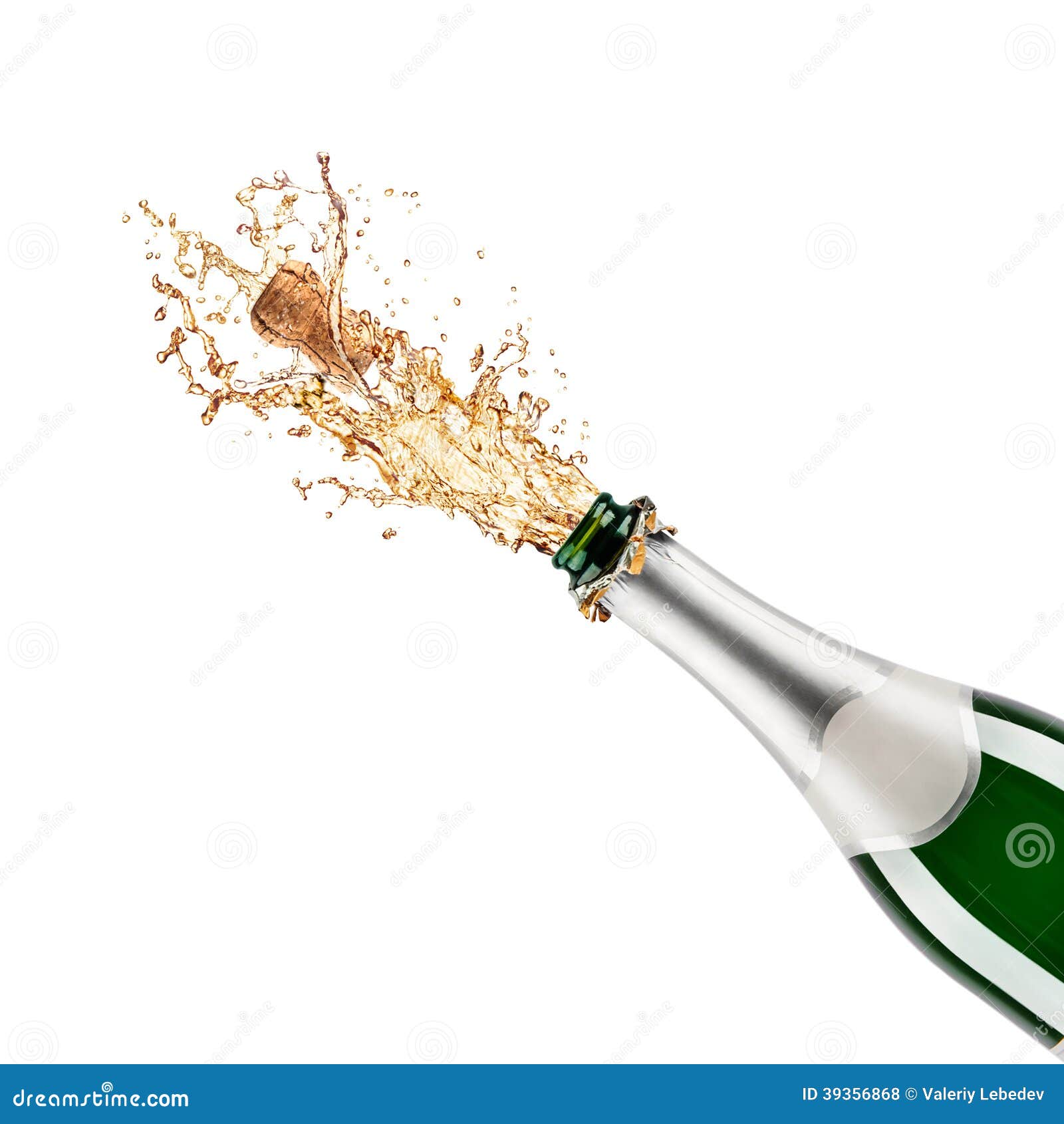 Бутылка шампанского стоковое фото. изображение насчитывающей жидкость -  39356868