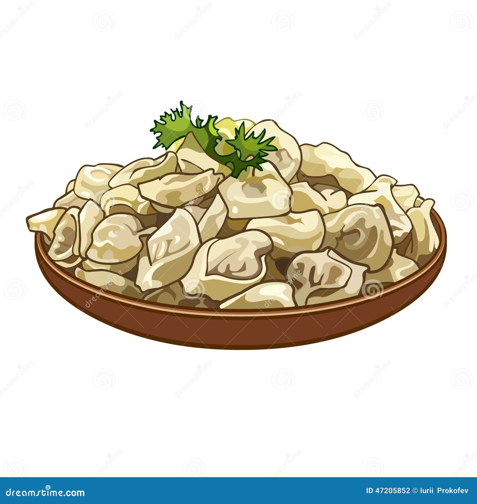 Пельмени рисунок