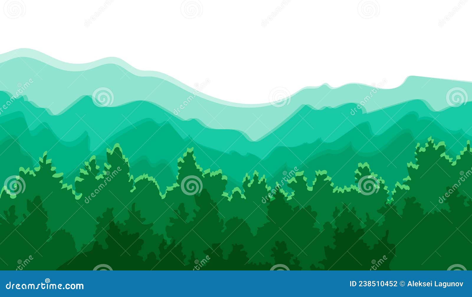 векторные горы фон зеленый лес красочный рисунок плоские слои графический  фон Иллюстрация вектора - иллюстрации насчитывающей взбираться, ландшафт:  238510452