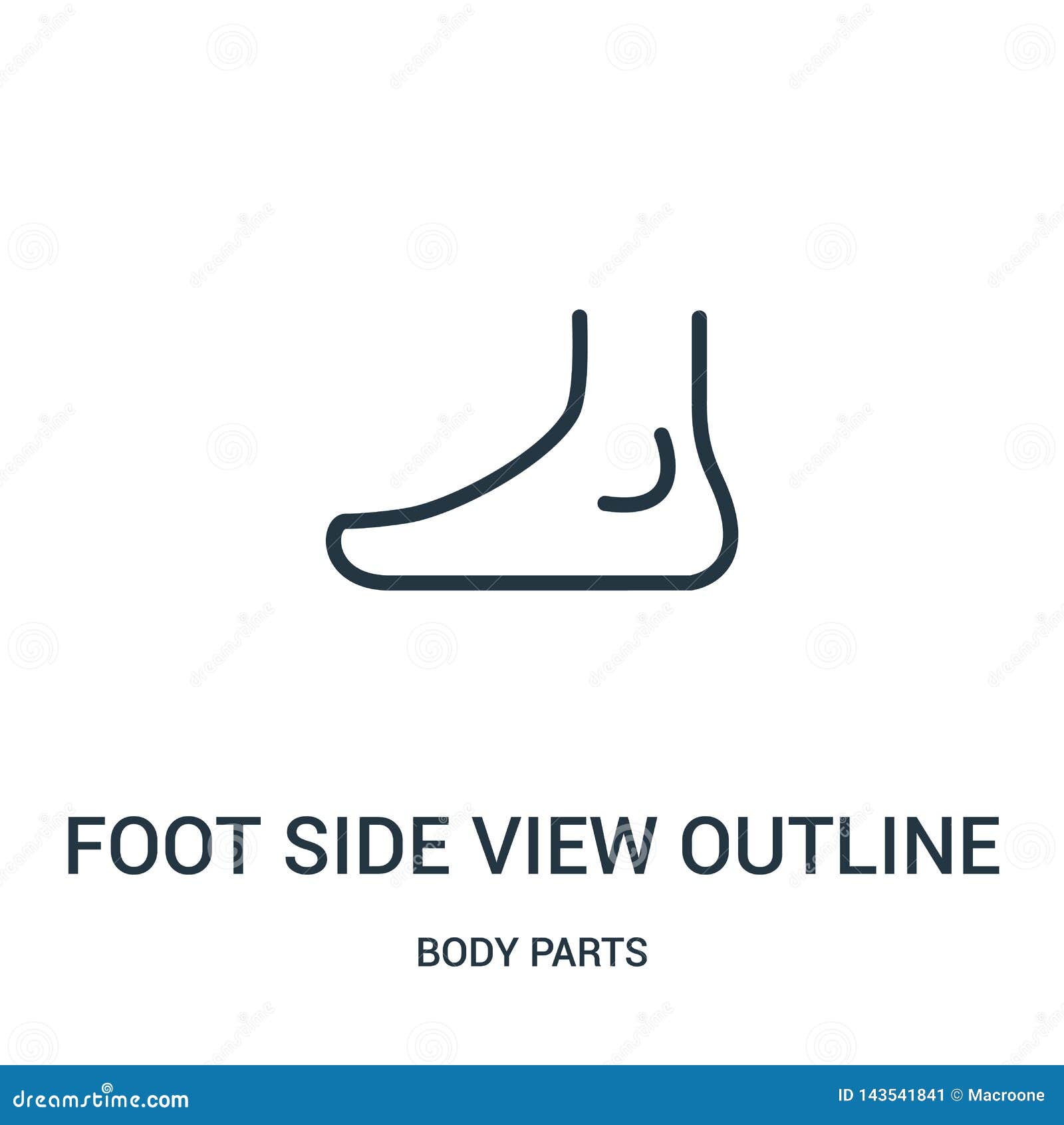 Foot side. Пиктограмма стопа с линиями. Feet Side view. Feet from Side.