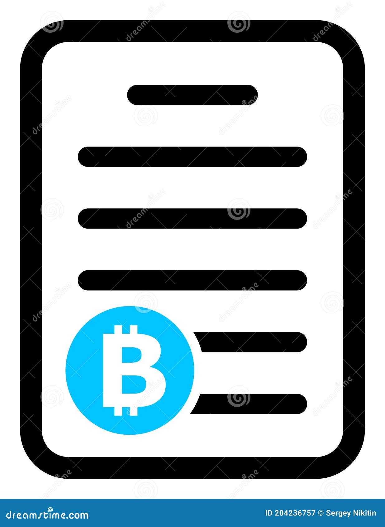 Вектор значка прайс-лист Bitcoin плоский Иллюстрация вектора - иллюстрации  насчитывающей страница, архив: 204236757