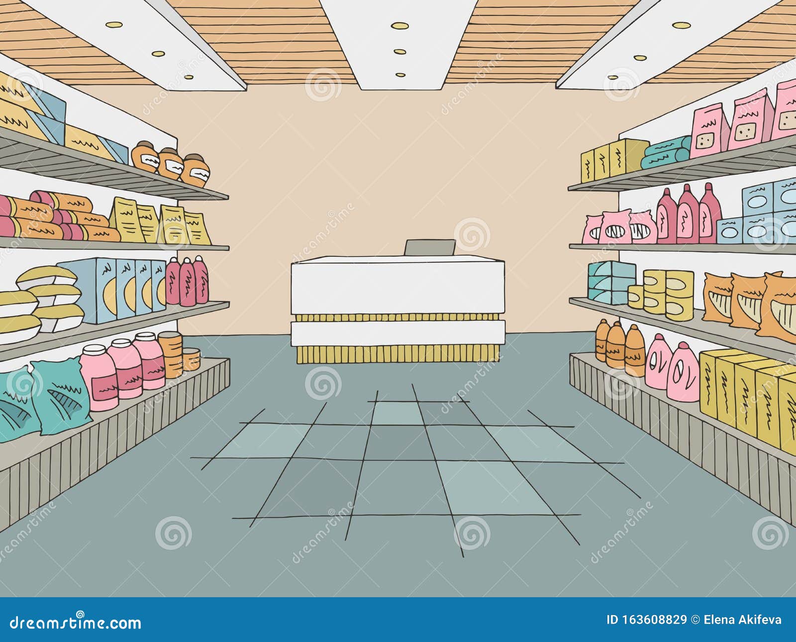 Фото Рисунка Магазина Фото Рисунка Магазина