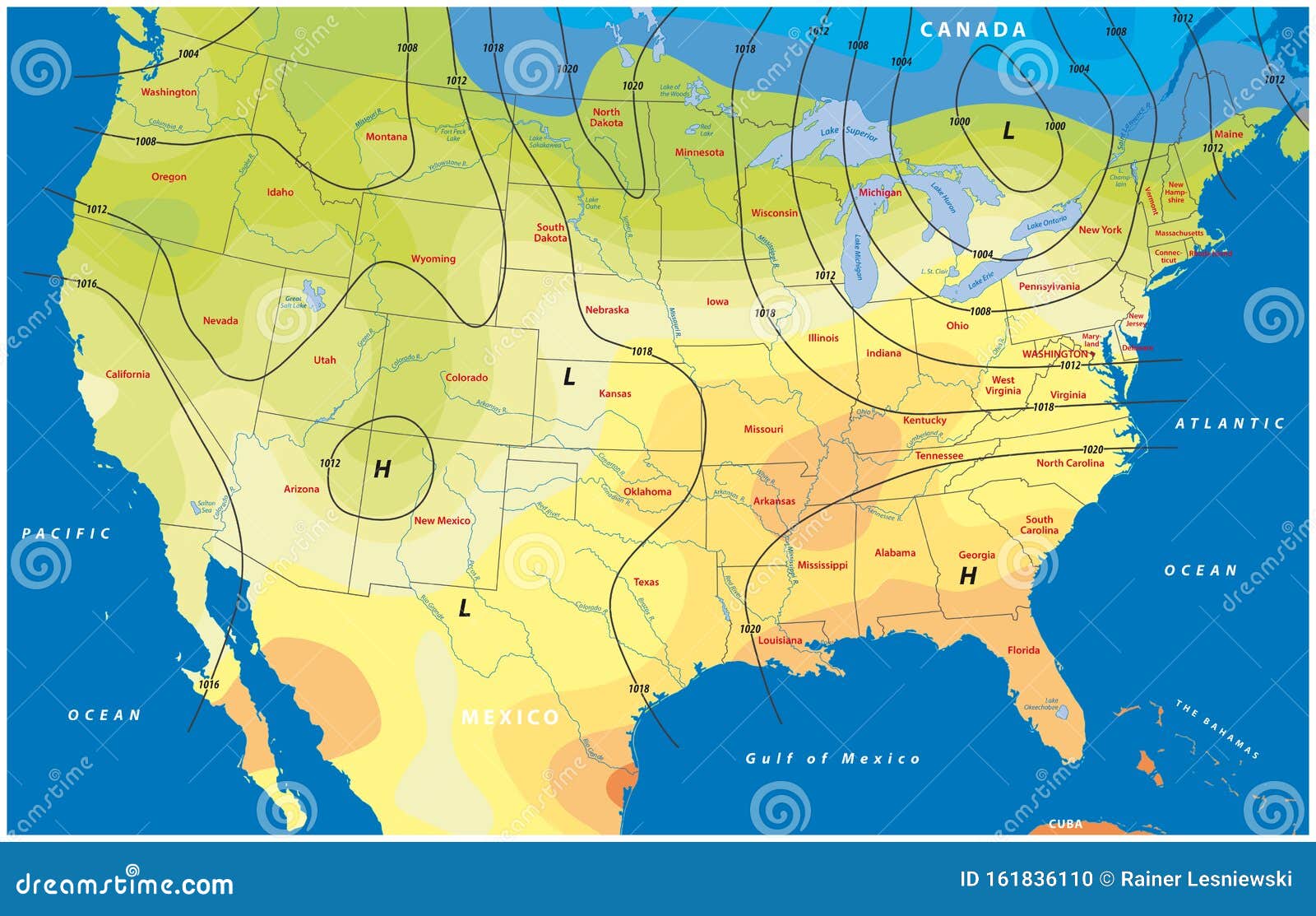 Среднегодовая температура в америке. Температурная карта USA. Карта температур. Карта температур США. Карта США И направления ветра.