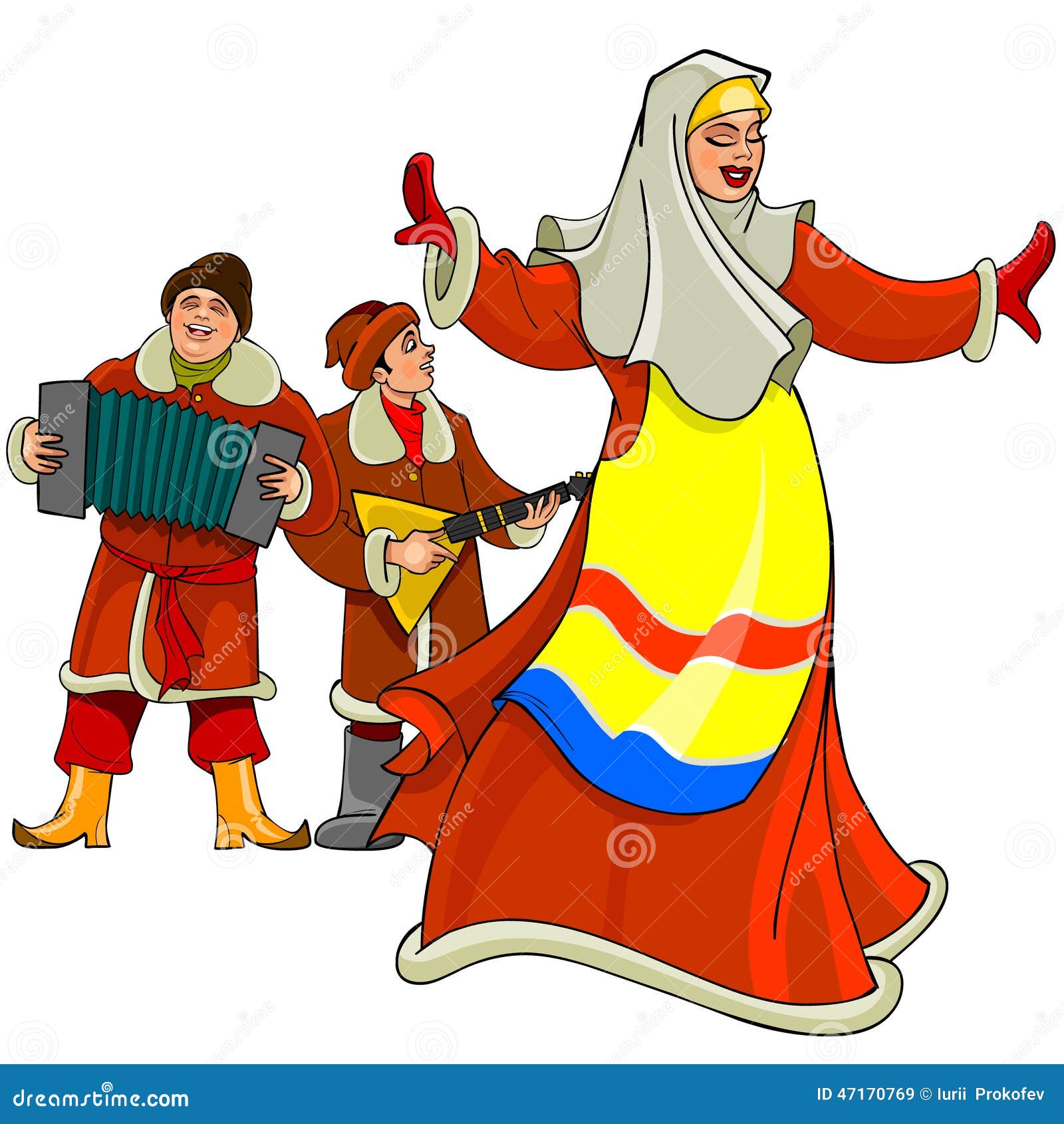 Русские народные танцы рисунок