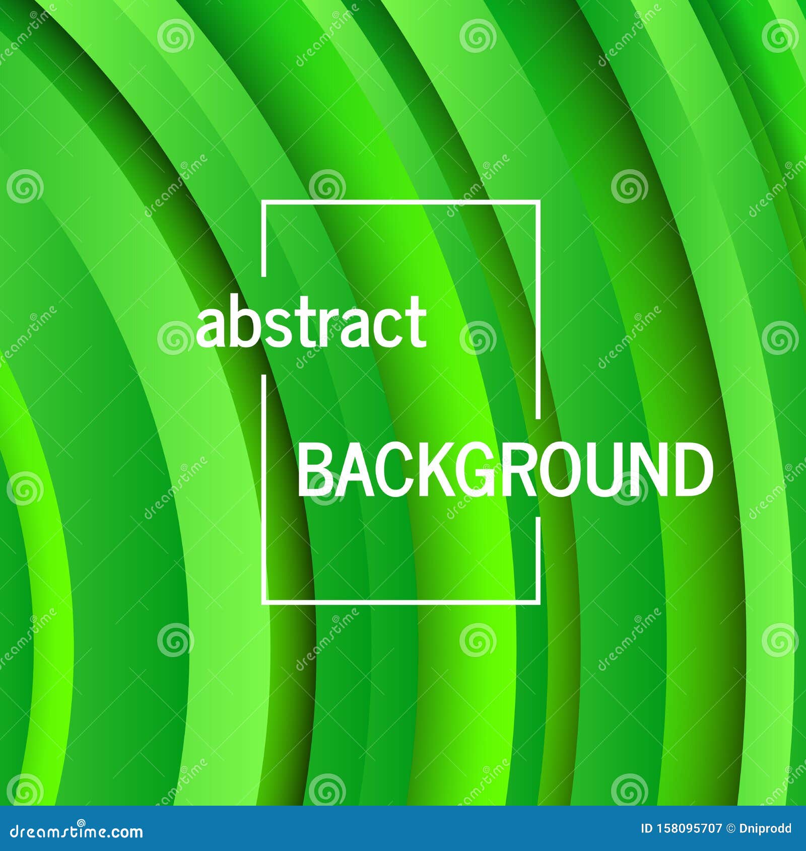 Геометрический зеленый фон с абстрактными кругами Иллюстрация вектора -  иллюстрации насчитывающей плоско, кругово: 158095707