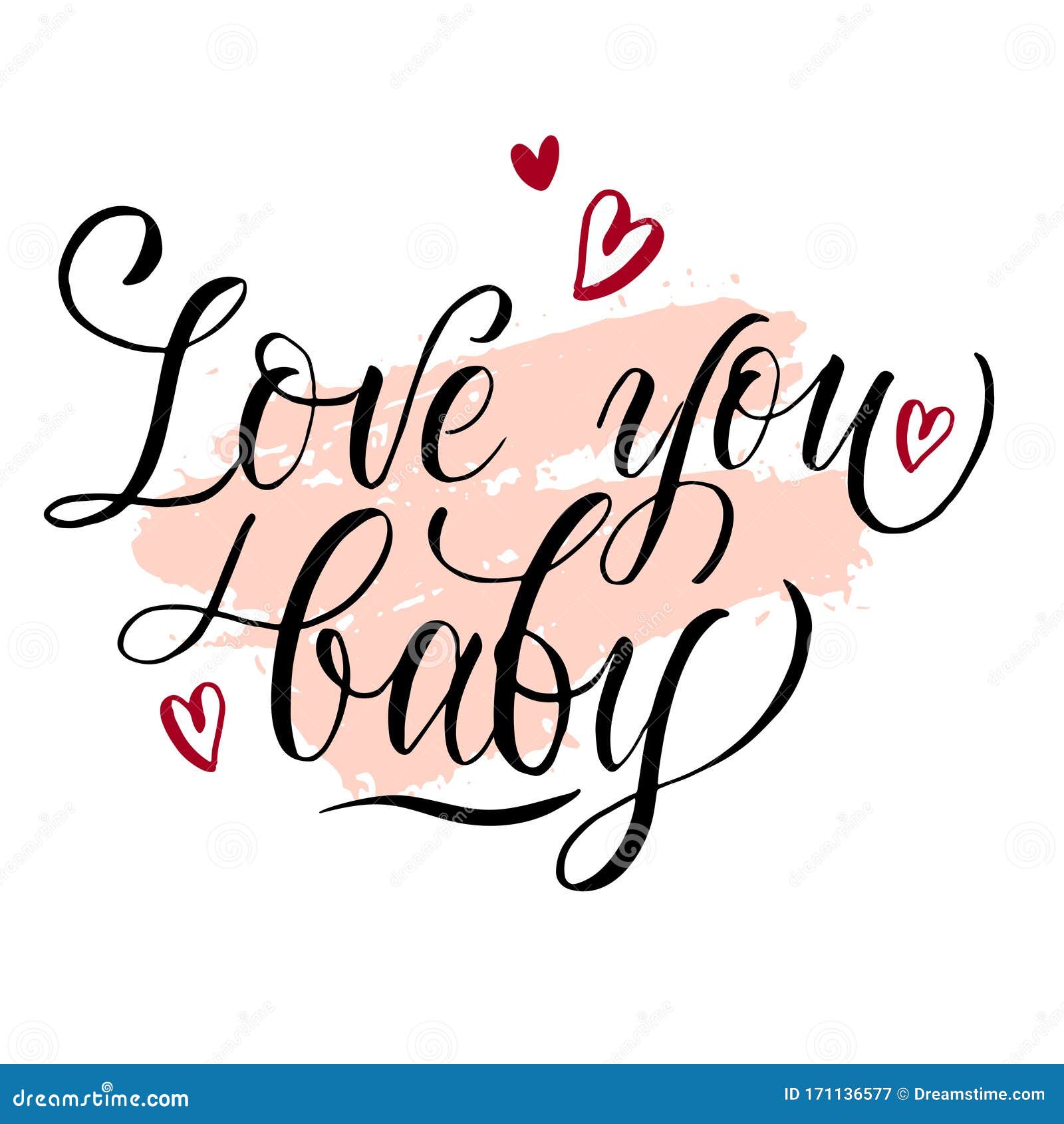 Love You Baby Hearts And Texture Stock Illustration Illustration Of Gift Handwritten Love You Baby Hearts And Texture Stock Illustration Illustration Of Gift Handwritten