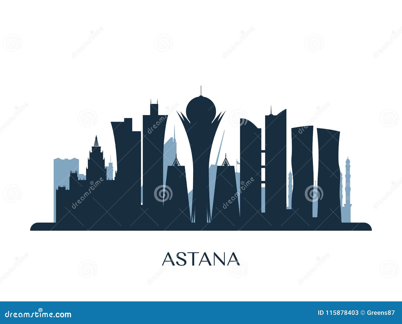 Астана надпись