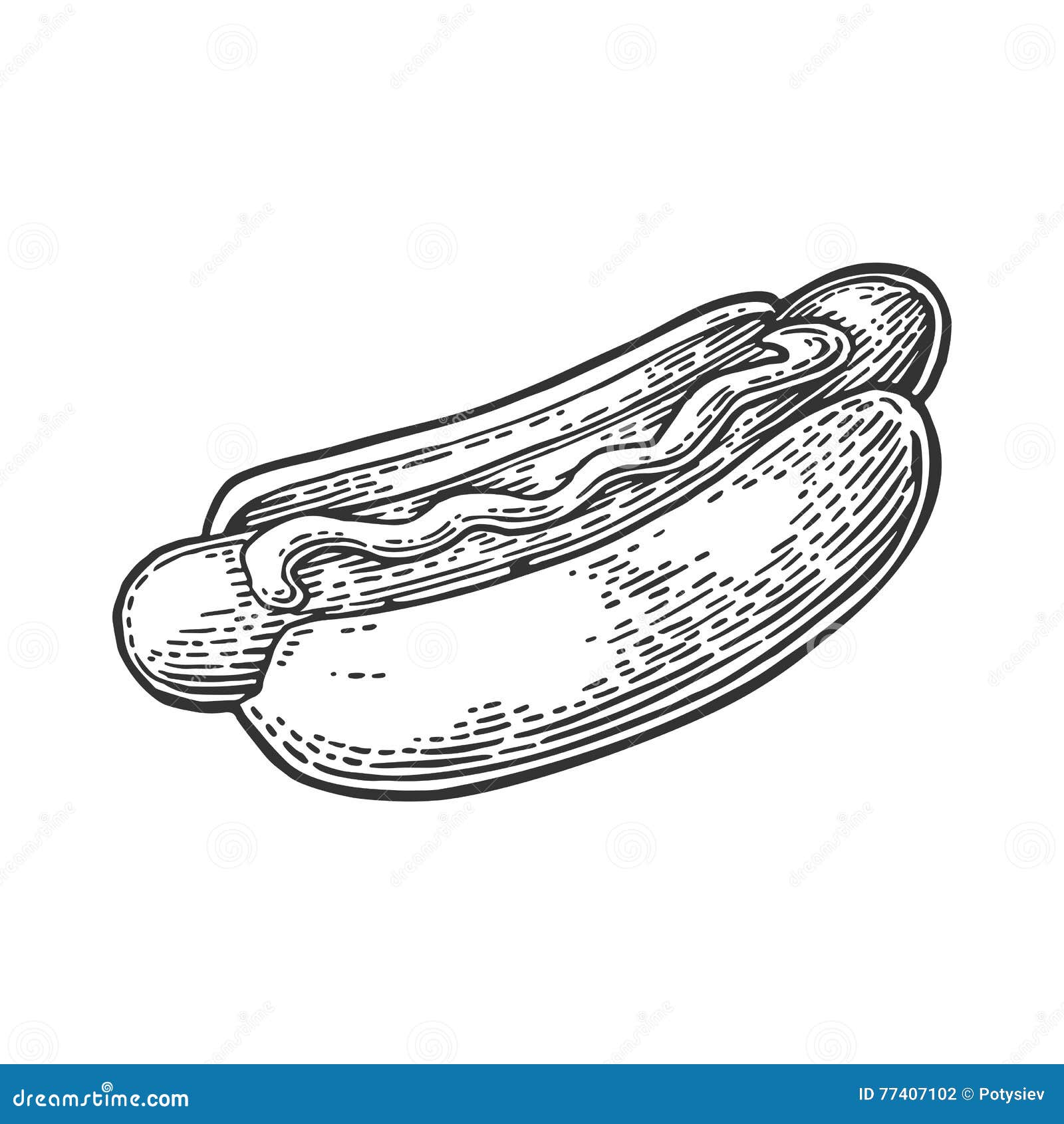 Хот Дог Раскраска